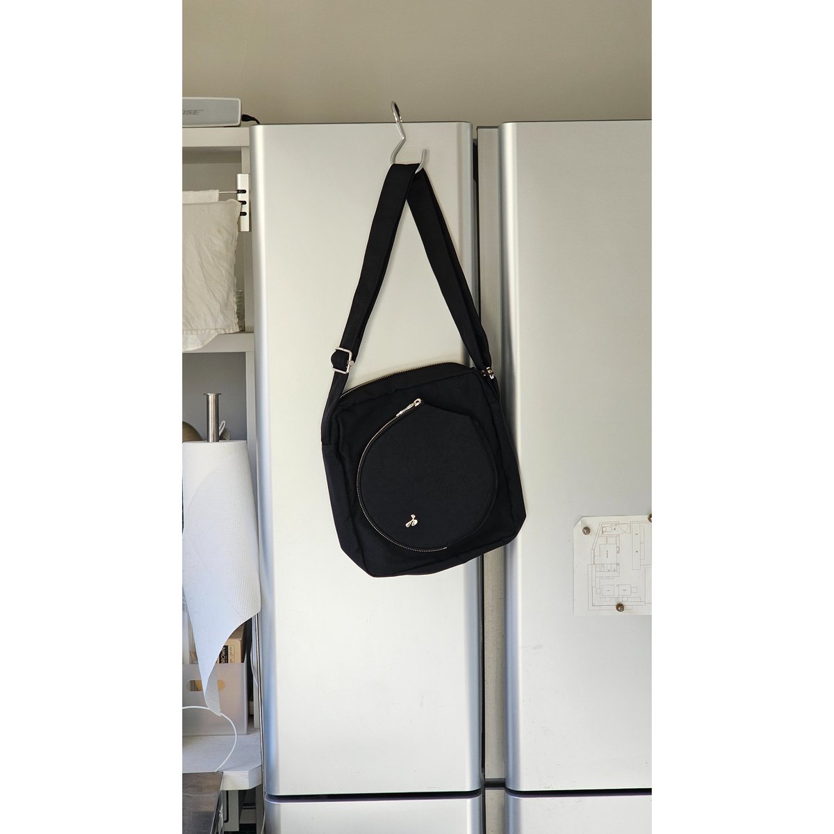 ○HIDAKA / PING-PONG SQUARE BAG *BLACK | AVET