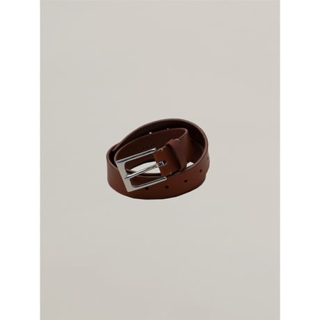 FUJI /  LEATHER BELT *BROWN