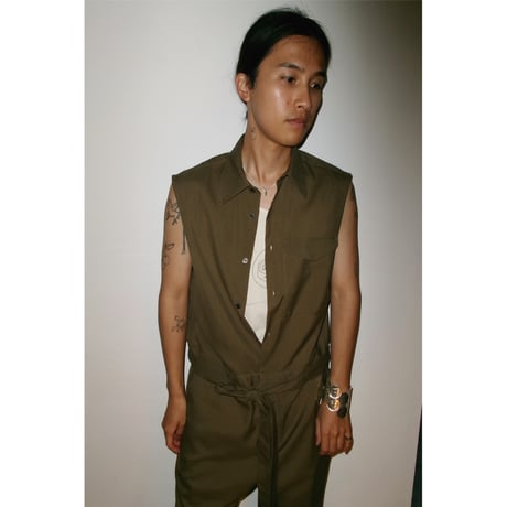 Rich I / NO SLEEVE JUMPSUIT *MOCA
