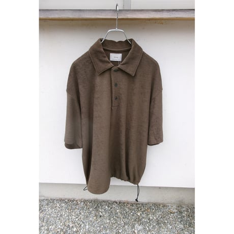 EVCON/ PILE POLO S/S TEE *KHAKI