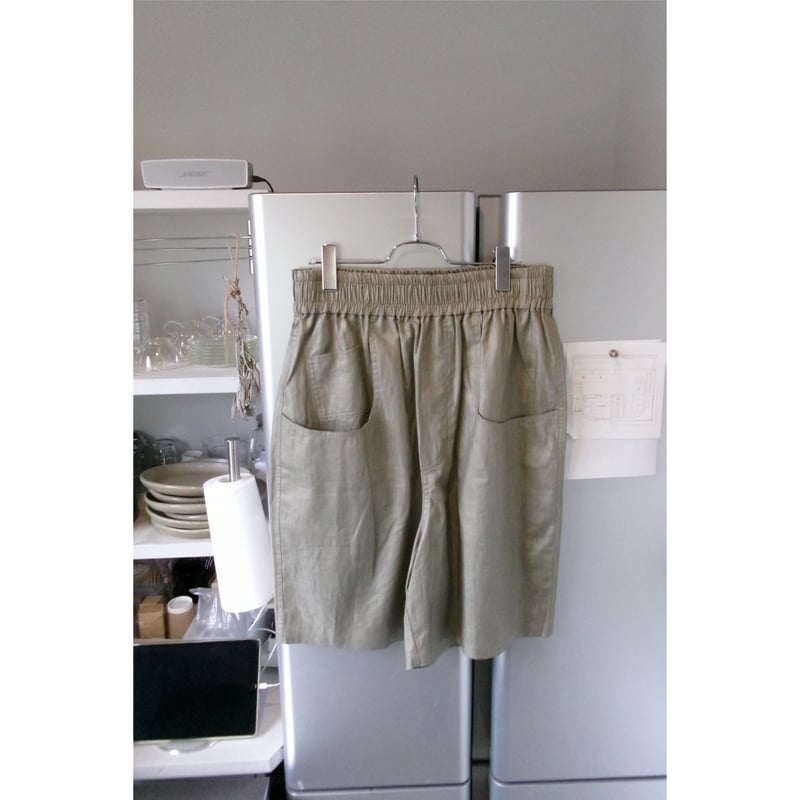 ABELIA EDWARD GOUCHA / SHIFTED SHORTS *KHAKI |