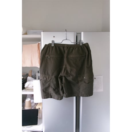 UNIVERSAL PRODUCTS / GARMENT DYE NYLON SHORTS *FADE OLIVE