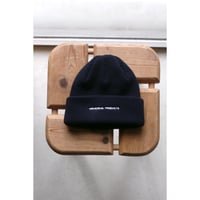 UNIVERSAL PRODUCTS / LOGO KNIT CAP *NAVY