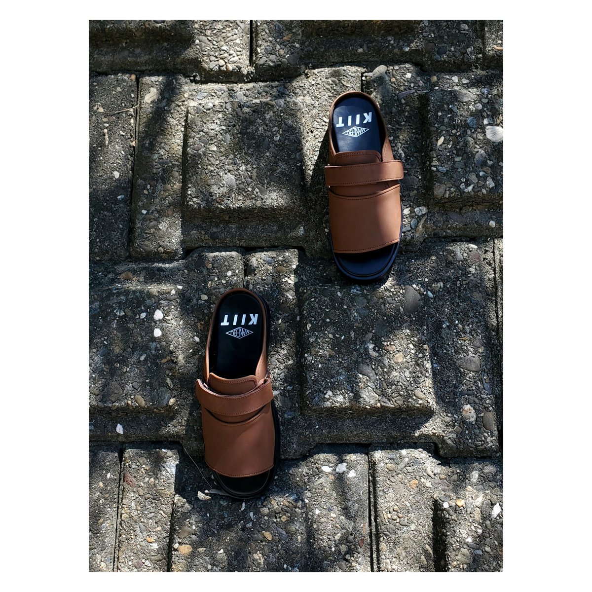 KIIT / MANEBU×KIIT SANDAL -BROWN