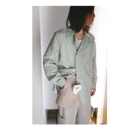 TOZAOU / Cock Lining Shirt *Blue