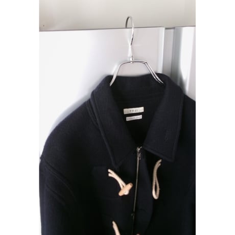 FUJI / MELTON WOOL DUFFEL COAT *NAVY