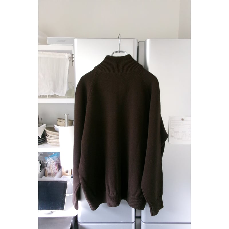 YOKO SAKAMOTO / DRIVERS KNIT *BROWN | AVET