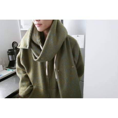 ●YUTASETOGAWA / SCARF FOODIE BLOUSON *GRN