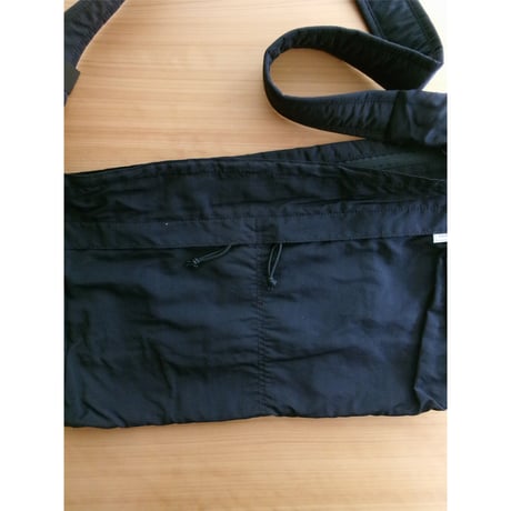 EVCON / BIG NYLON SHOULDER BAG *BLACK