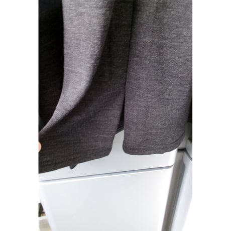 Blanc YM / Wool Jersey Twisted polo Shirts *GRAY