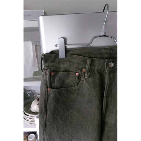 YOKO SAKAMOTO / 5POCKET STRAIGHT DENIM *MUGWORT