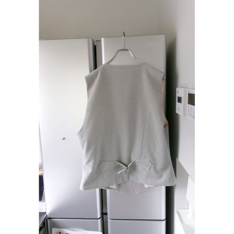 TOZAOU / Four Corners Waistcoat *Light blue
