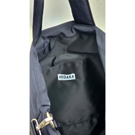 HIDAKA / PING-PONG PADDED TOTE *BLACK
