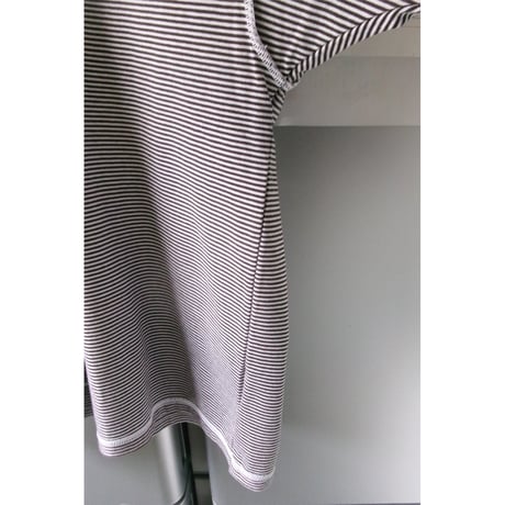 ABELIA EDWARD GOUCHA / CLASSIC T-SHIRT BORDER *BROWN