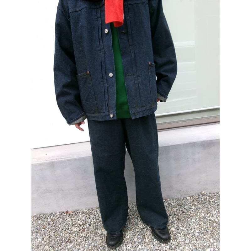 YOKO SAKAMOTO / 5POCKET BAGGY PANTS DENIM *YELL