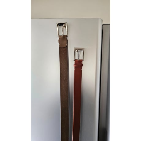 FUJI /  LEATHER BELT *BROWN