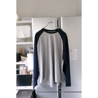 UNIVERSAL PRODUCTS / BASEBALL L/S T-SHIRTS *NAVY