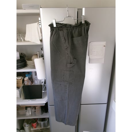 MY___ / GARMENT DYE EASY PAINTER PANTS *SUMI