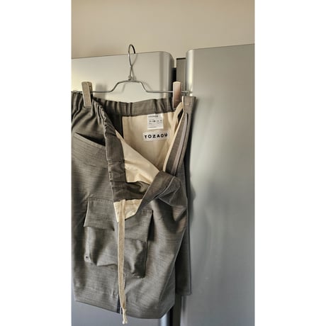TOZAOU for AVET / mimi Float Shorts *B(ウールグレー、ブルーミミ)