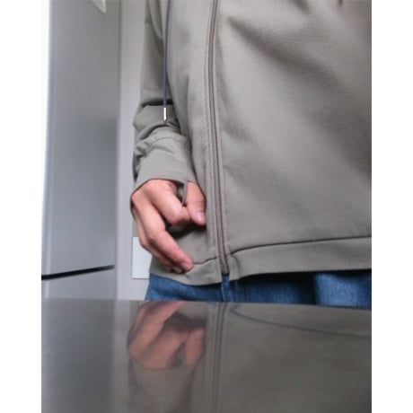 ABELIA EDWARD GOUCHA / SUN HOODIE *KHAKI