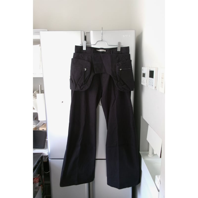 NVRFRGT / DETACHABLE UTILITY CURVED LEG PANTS *