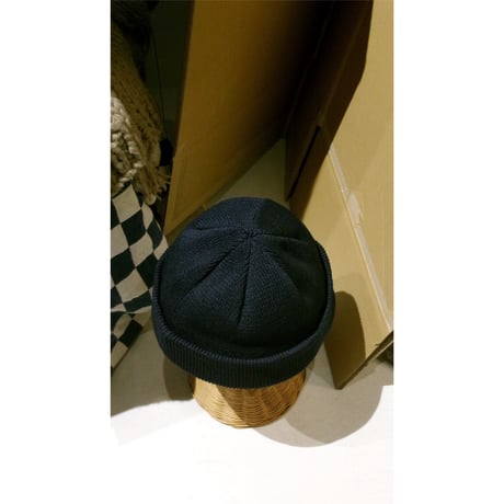 YOKO SAKAMOTO / YS-KNIT-CAP-PA KNIT BIG WATCH(PAPER )CAP　*NAVY