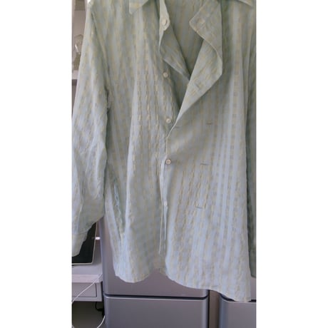 TOZAOU / Cock Lining Shirt *Blue