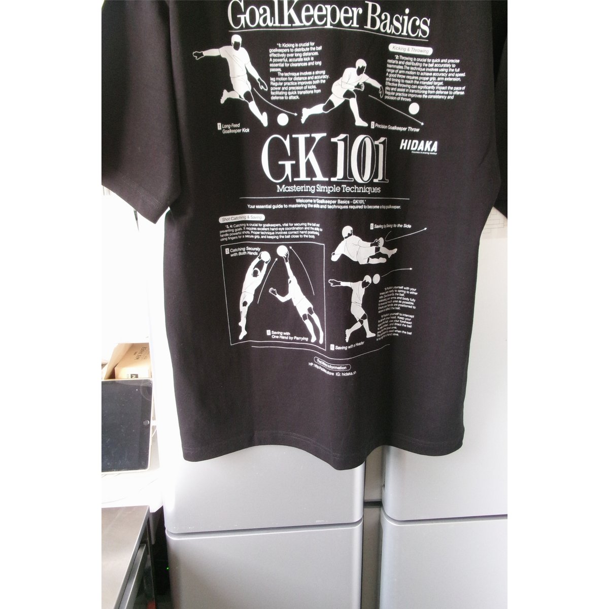 HIDAKA / GK TEE *BLACK | AVET