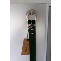 NVRFRGT /  4c LEATHER BELT *BLACK