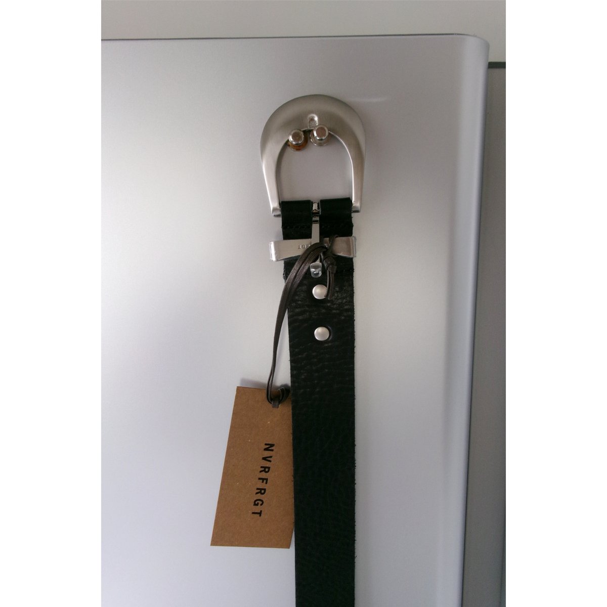 NVRFRGT / 4c LEATHER BELT *BLACK | AVET