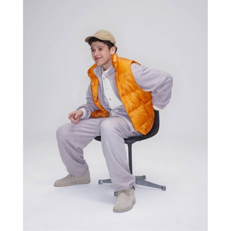 UNIVERSAL PRODUCTS / REVERSIBLE PACKABLE DOWN VEST *ORANGE