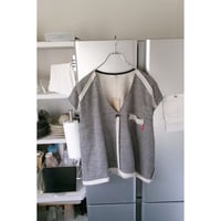 YUTASETOGAWA / Raw V Pullover *GRAY
