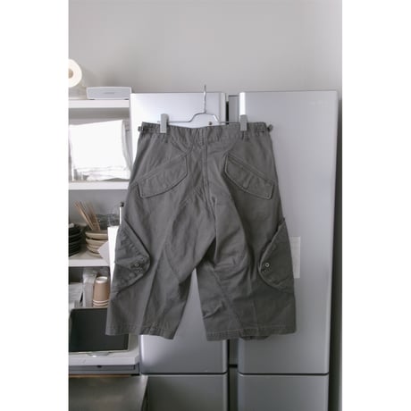 NVRFRGT / 3D TWISTED CARGO SHORTS *GRAY
