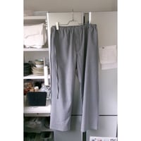 OLD FOLK HOUSE / WOOL LOUNGE PANTS *WHITE&NAVY(GINGHAM)