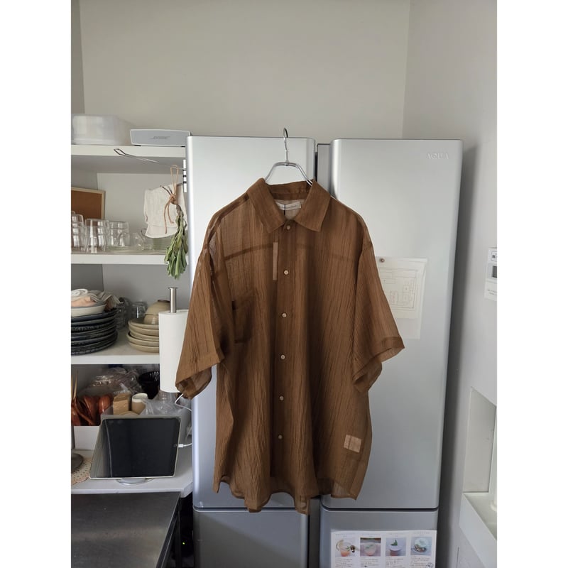 ABELIA EDOWARD GOUCHA 半袖ポロシャツ　24ss ABELIA EDOWARD GOUCHA 半袖ポロシャツ 24ss ABELIA EDOWARD GOUCHA
