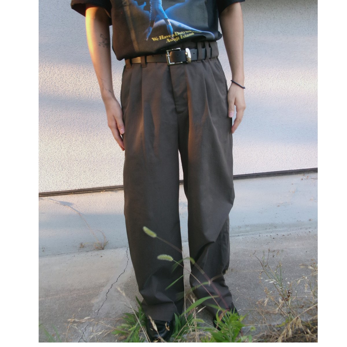 ABELIA EDWARD GOUCHA / BASEBALL SLACKS *BROWN |