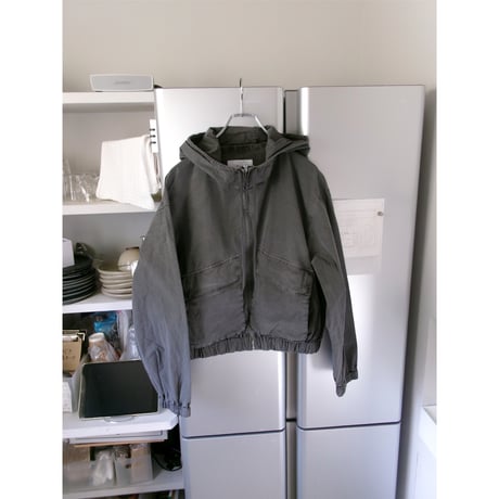 MY___ / GARMENT DYE HOODIE BLOUSON *SUMI