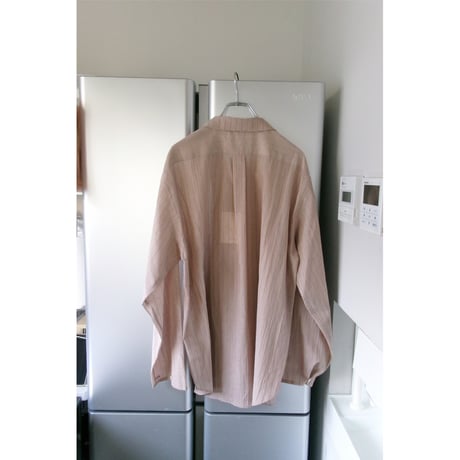 OLD FOLK HOUSE / Lounge Shirt *Brown & Purple (Lamé)