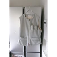 TOZAOU / Four Corners Waistcoat *Light blue