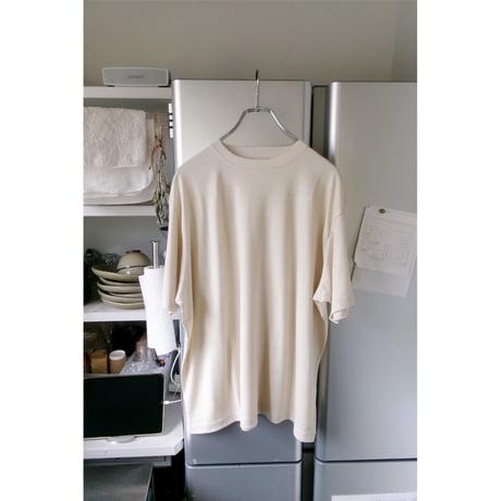FUJI / WOOL S/S T-SHIRT *IVORY
