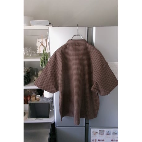 NO ROLL / NORMAL PANAMA S/S SHIRT *PANAMA CHECK