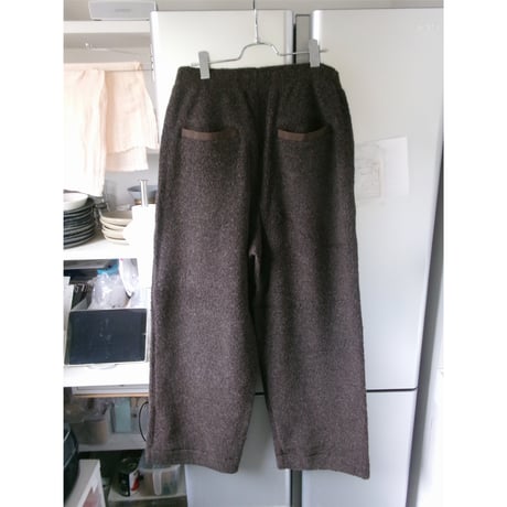 UNIVERSAL PRODUCTS / WOOL FLEECE PANTS *BROWN