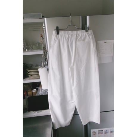 FUJI / COTTON BALLOON PANTS (for ladies) *WHITE
