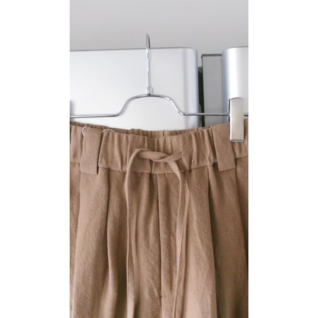 Blanc YM / Linen Silk Oversize Pants *BEIGE