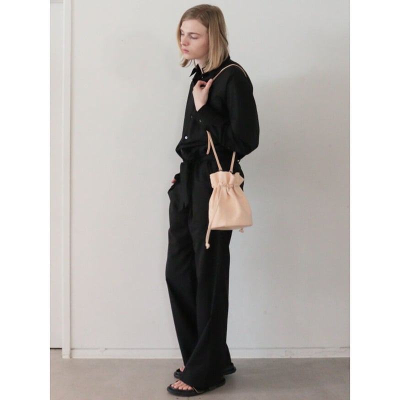 Rich I / CYLINDER [LEATER PURSE BAG] – NATURAL 