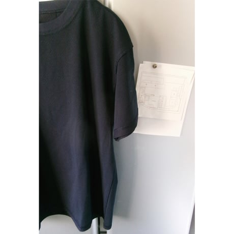 ABELIA EDWARD GOUCHA / CLASSIC T-SHIRT DOT MESH *NAVY