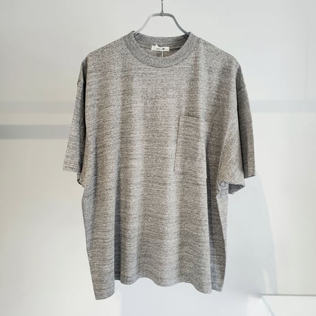 INTERIM /  HYPER BIG AME-KAJI POCKET TEE  TOP GRAY