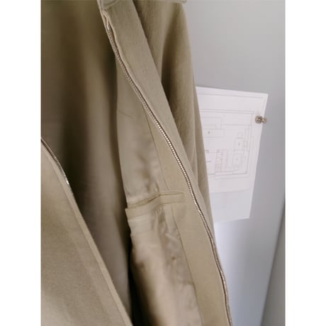 FUJI / COTTON SILK RAGLAN BLOUSON *OLIVE