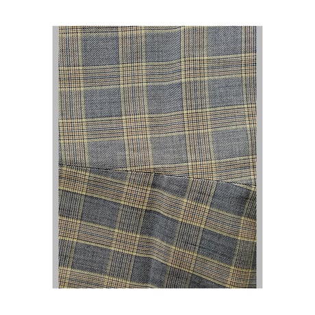 INTERIM / FANCY PRINCE OF WALES 2-TUCK WIDE TAPERED SLACKS