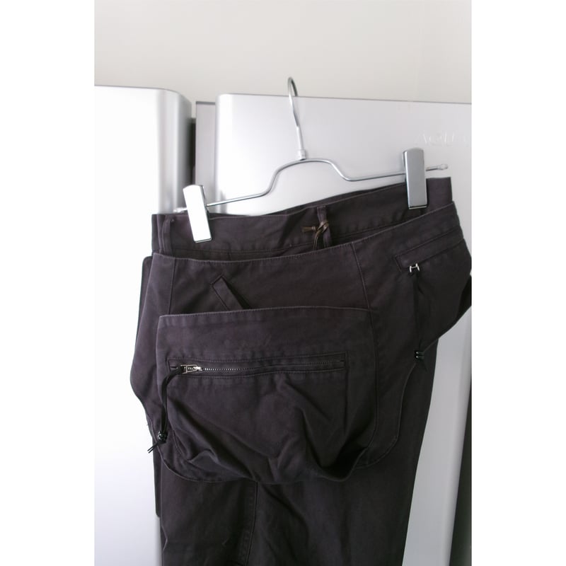 NVRFRGT / DETACHABLE UTILITY CURVED LEG PANTS *
